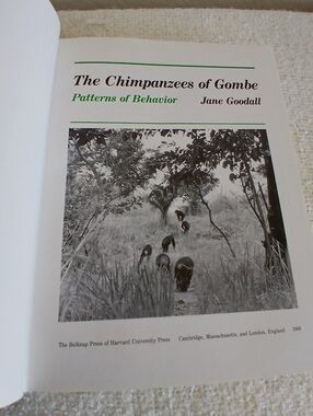 The Chimpanzees of Gombe by Jane Goodall - Hardcover/Trade Paperback